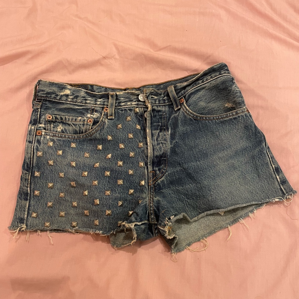 Levi’s 501 Studded Jean Shorts